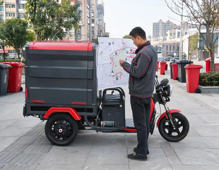Sanitation tricycle operating duty review